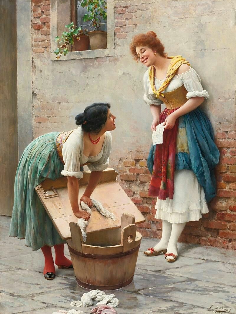 Eugene de Blaas (1843-1932) İtalyan ressam
