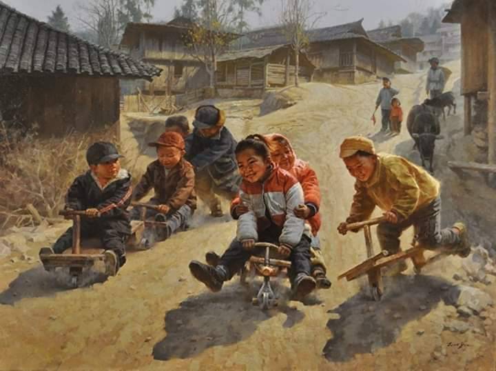 Jie-Wei Zhou, Çin 'li ressam
