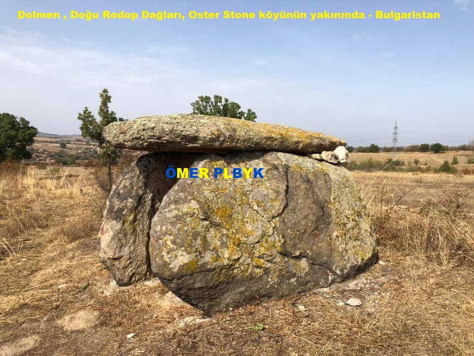 Oster Stone köyü Dolmeni , Doğu Rodop Dağları , Bulgaristan