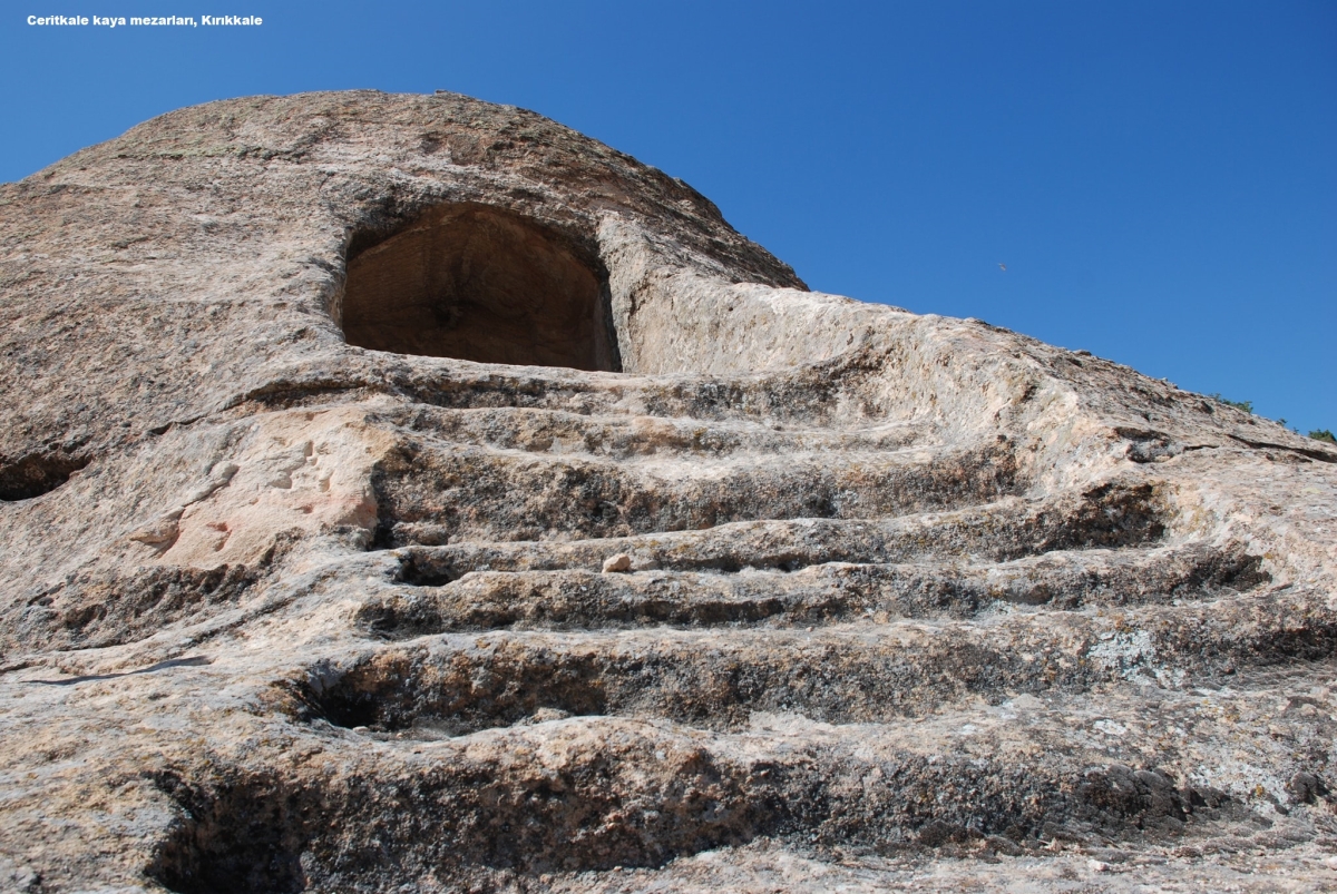  Ceritkale kaya mezarları, Kırıkkale