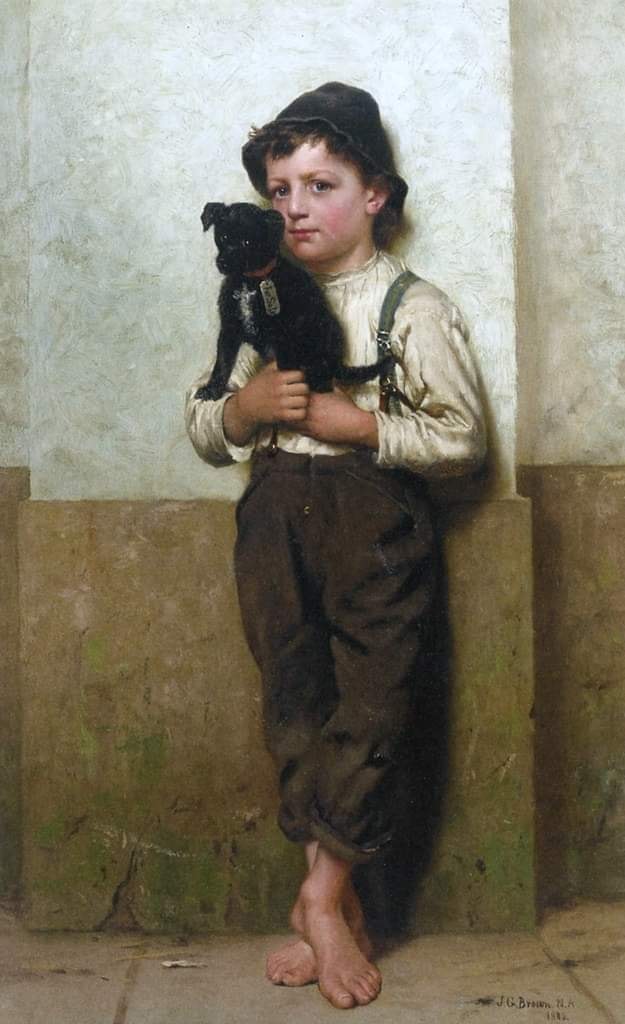 John George Brown (1831-1913) ressam