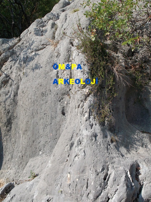 Kayadaki oymalar ; Antalya 