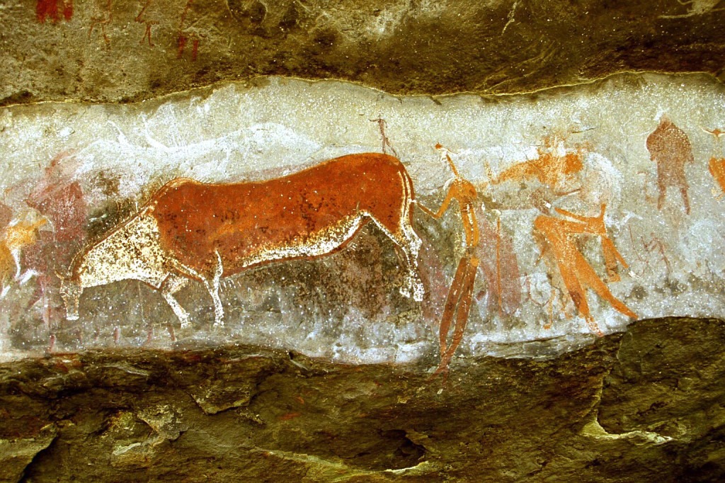 San (Bushman) Kaya resimleri 