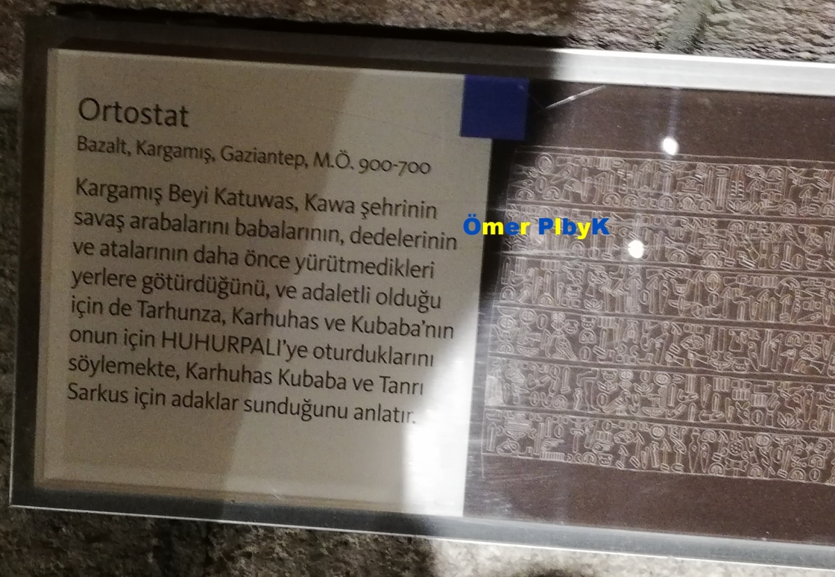 Kral Burcu Ortastatı ; Ankara Anadolu Medeniyetleri Müzesi 