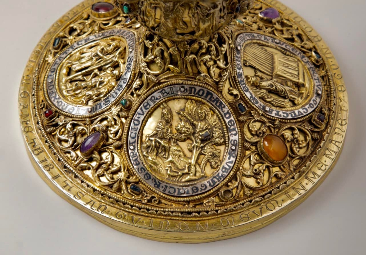 Eucharist (Efkaristiya) kutlaması Kadehi ; Metropolitan Müzesi