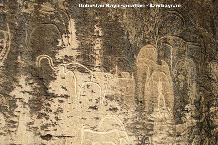 Gobustan ( Kobustan ) Petroglifleri, Azerbaycan