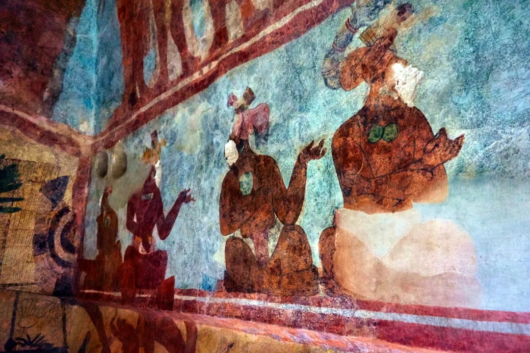 Bonampak Maya Tapınağı freskleri (duvar resimleri), Chiapas, Meksika