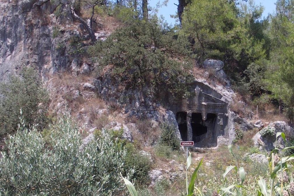 Daedala Antik Kenti kaya mezarları ; Fethiye, Muğla
