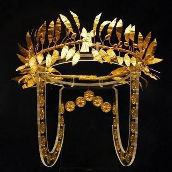 Altın Yaprak Taç Diadem, Hellenistik Dönem 