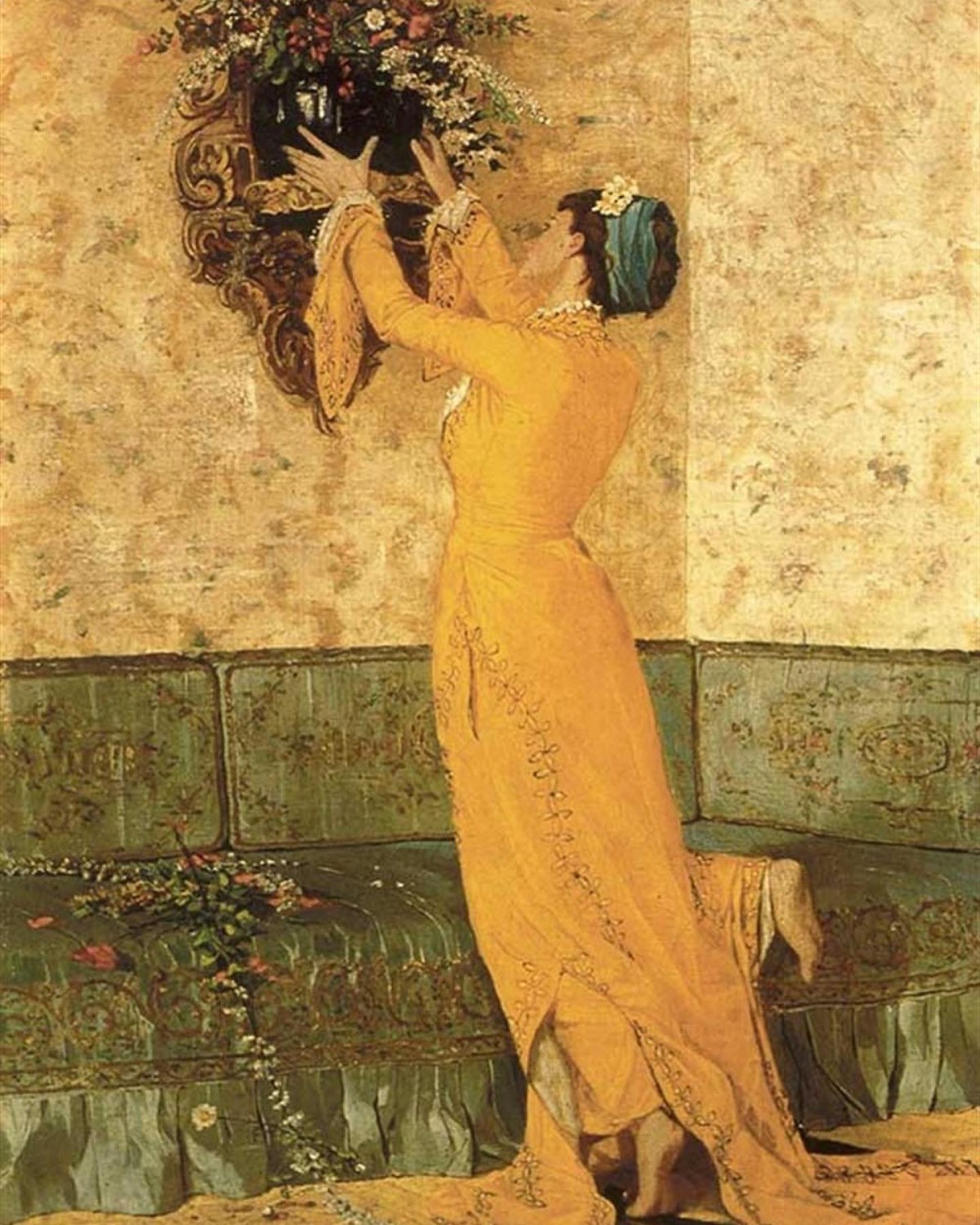 Vazo Yerleştiren Kız ; Osman Hamdi Bey 