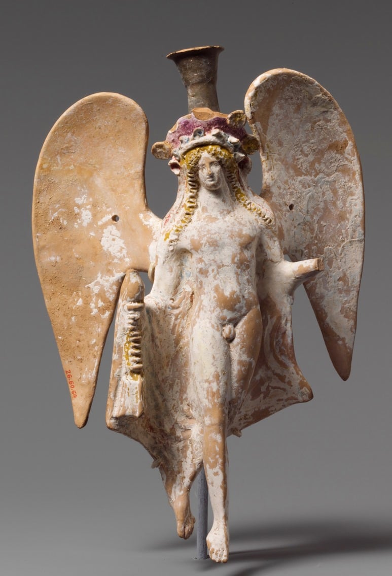 Uçan Eros heykeli ; Metropolitan Sanat Müzesi , ABD