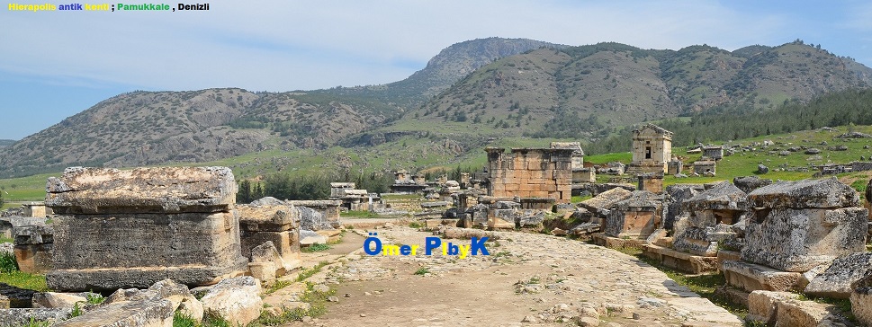 Hierapolis antik kenti nekropolü , Pamukkale , Denizli