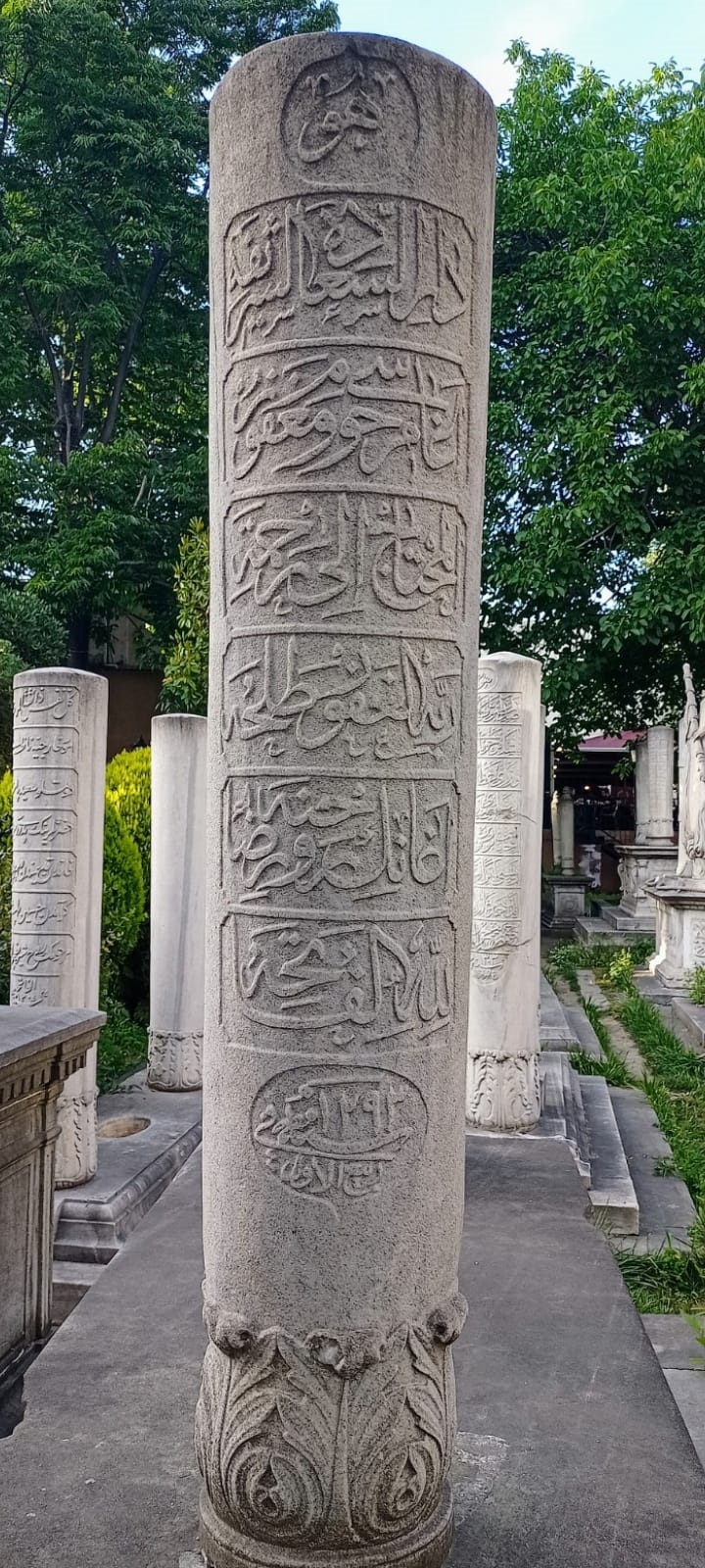 Talha Ağa'nın Osmanlıca mezar taşı