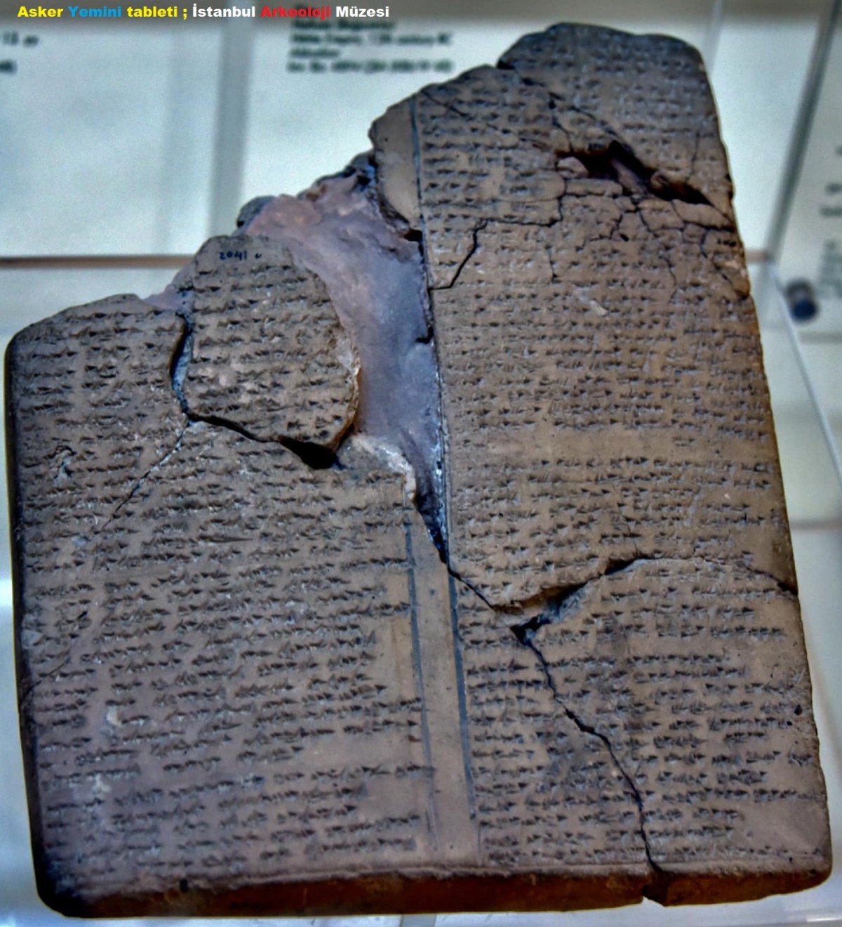 Asker Yemini tableti ; İstanbul Arkeoloji Müzesi