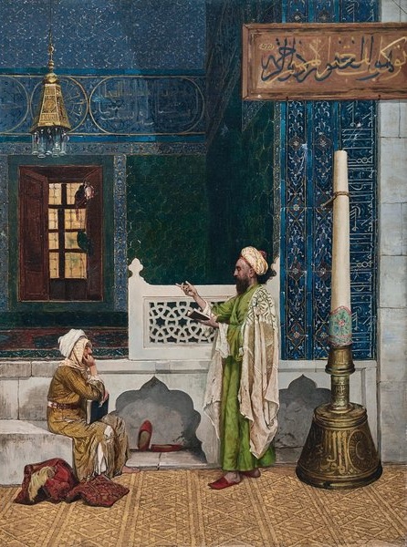 Kuran Dersi tablosu ; Osman Hamdi Bey