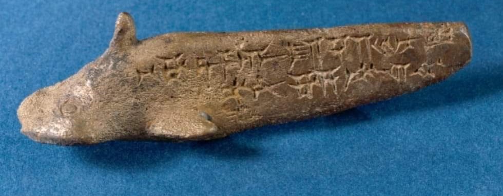 Kehanet Yazılı Balık Figürü ; Babil dönemi