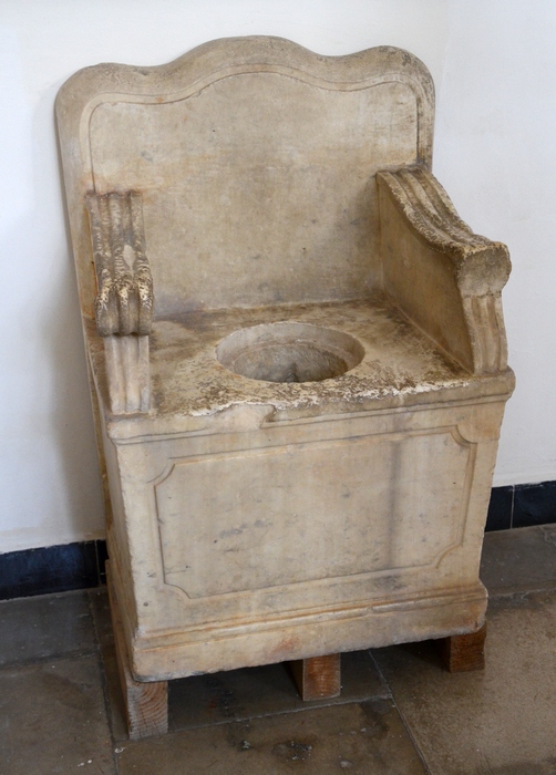 Tuvalet Taht , Roma İmparatorluğu , Ulusal Antikalar Müzesi , Algeri , Cezayir