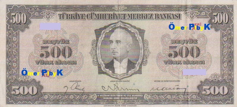500 Beşyüz Türk Lirası (1946 )