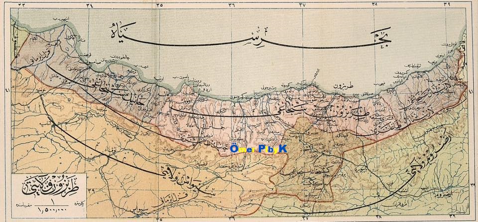 Trabzon Osmanlı haritası