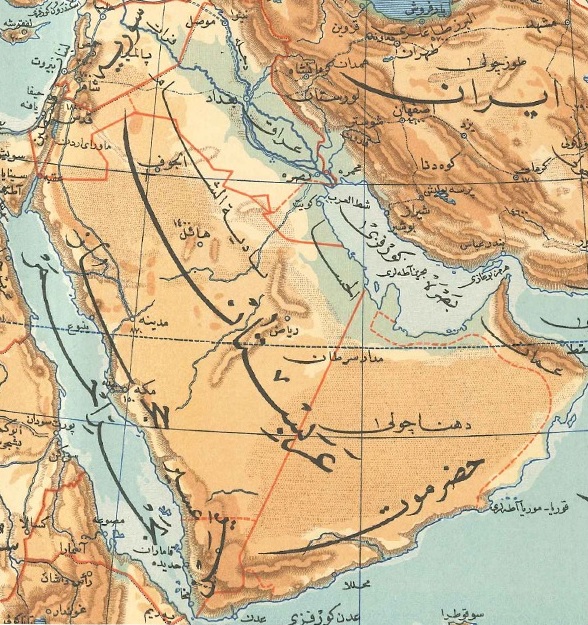 Arabistan Osmanlı Haritası