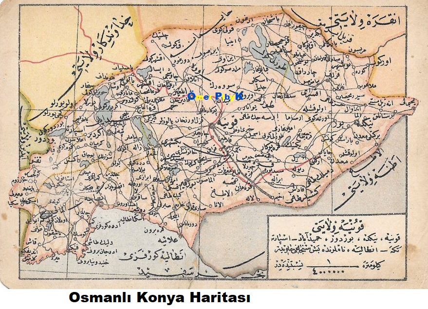 Konya Osmanlı Haritası