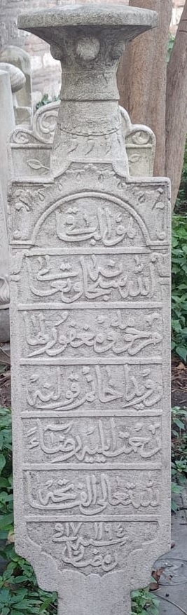 Ruveyde hanım Osmanlı mezar taşı