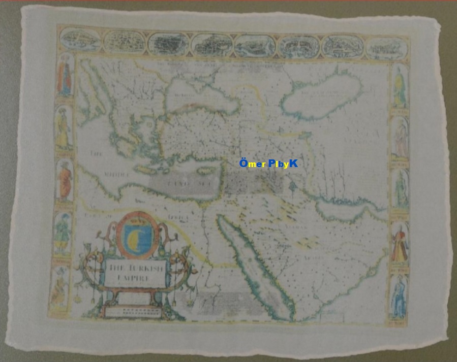 Türk imparatorluğu haritası, John Speed 1626