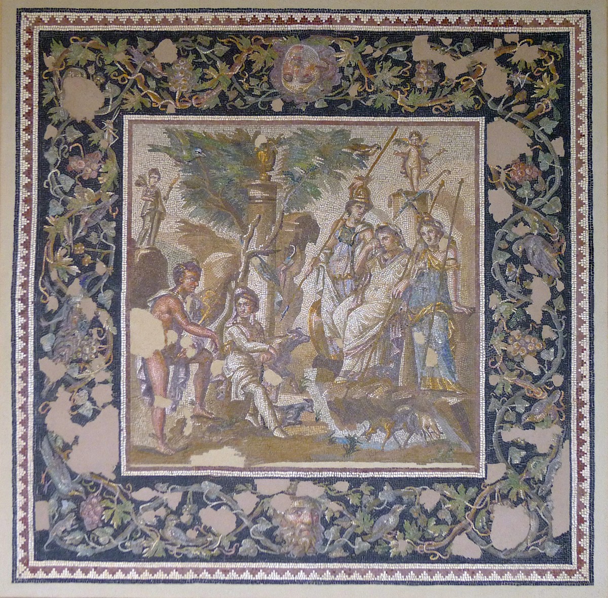 Yargısı Mozaiği - Louvre Müzesi, Paris