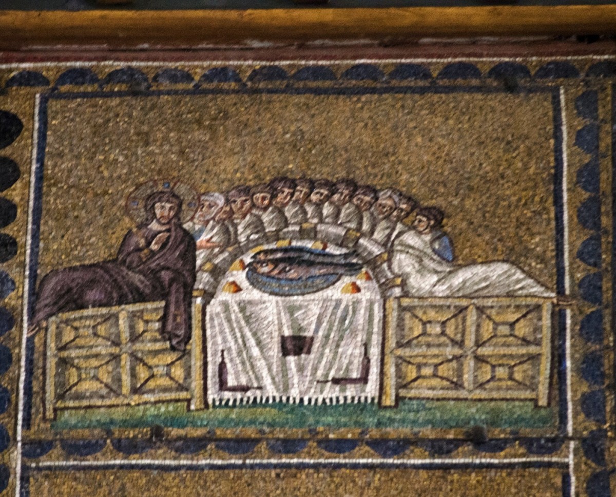 Son Akşam Yemeği mozaiği, Sant'Apollinare Nuovo Bazilikası