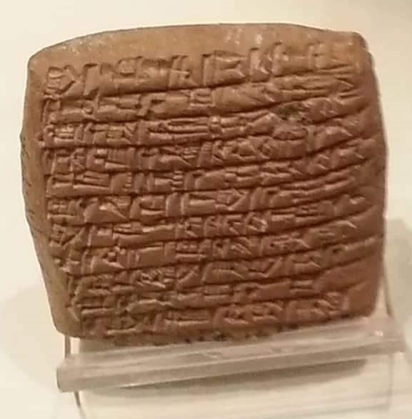Boşanma Belgesi Tableti, Kültepe, Kayseri, Ankara Anadolu Medeniyetleri Müzesi 