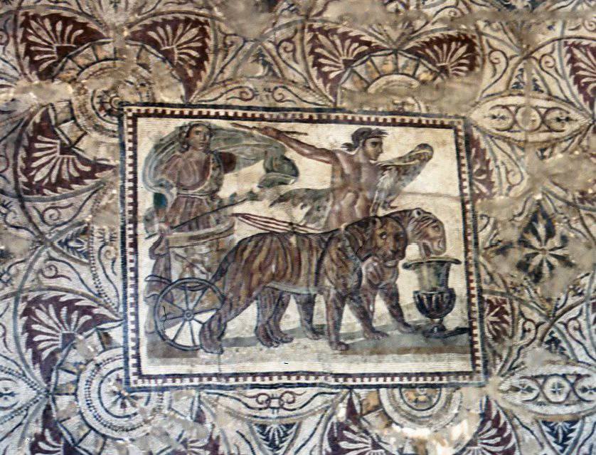 Dionysos zaferi mozaiği, Cherchell Arkeoloji Müzesi, Cezayir